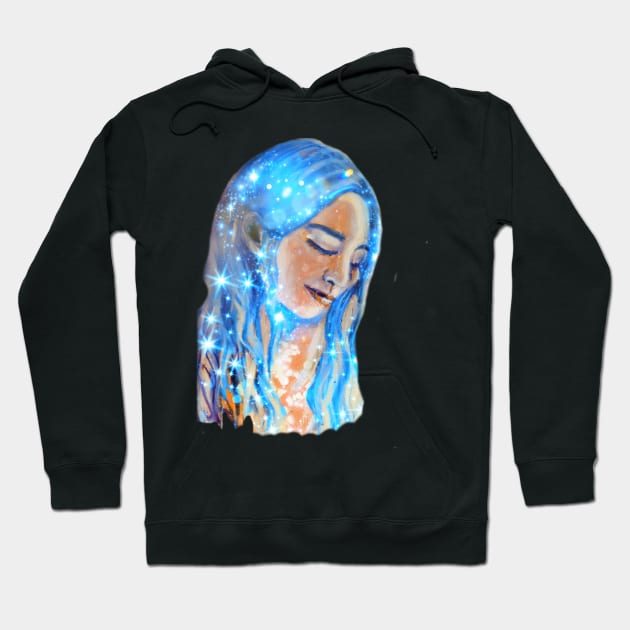 Blue fairy Hoodie by Begoll Art